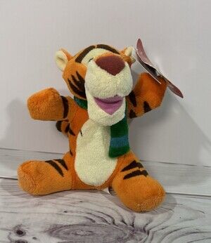 Walt Disney Winnie the Pooh WINTER TIGGER SCARF 6" Plush STUFFED ANIMAL